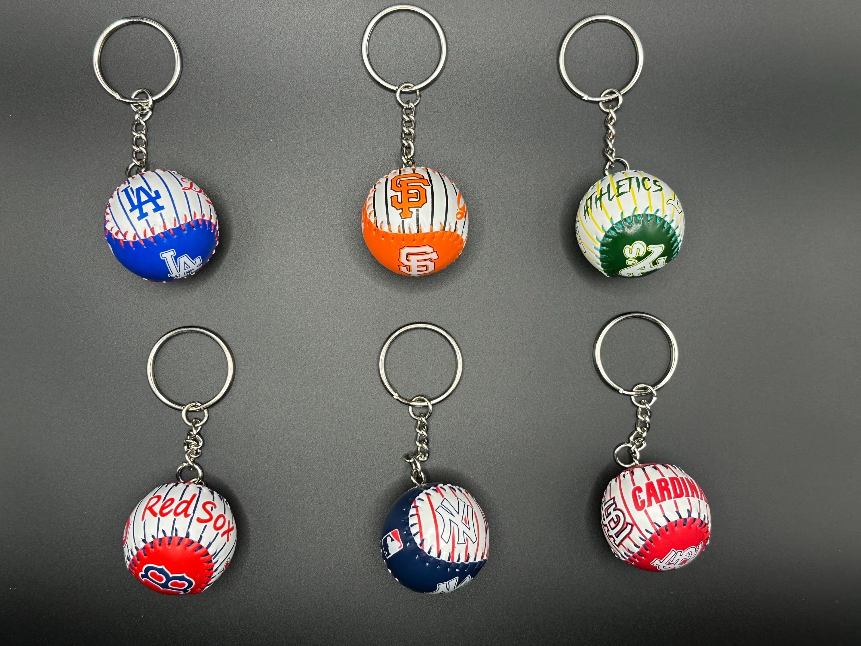 Los Angeles Dodgers Fan Big Chain 3D Foam Bling Blue Necklace