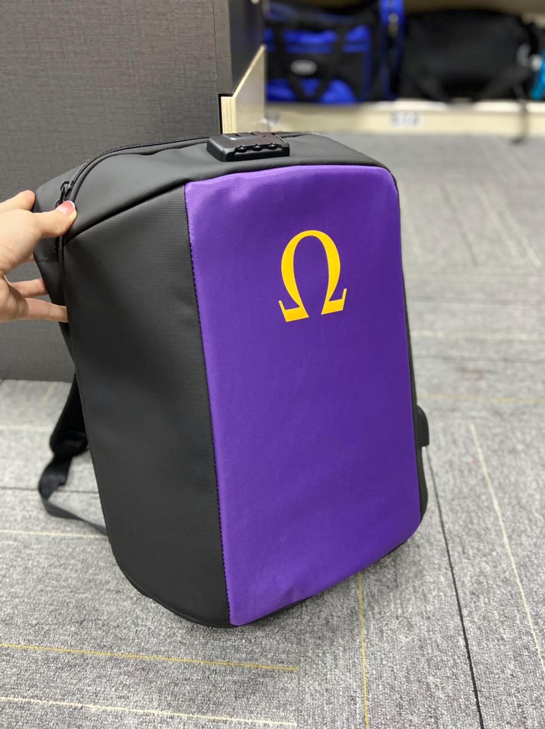 Omega Pro Backpack Omega Psi Phi Backpack - Etsy