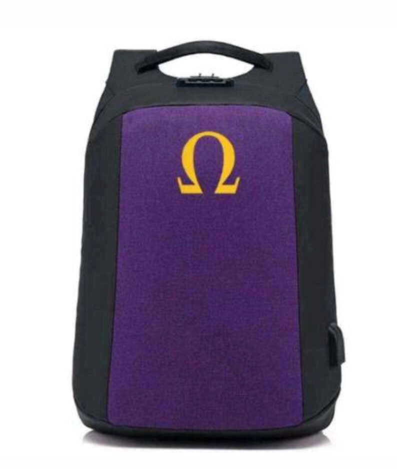 Omega Pro Backpack Omega Psi Phi Backpack - Etsy