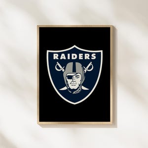 Las Vegas Football Inspired Wall Art Raiders Style Print Motivational Quote Bundle