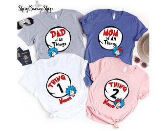 Dr Seuss Family Tees - Etsy