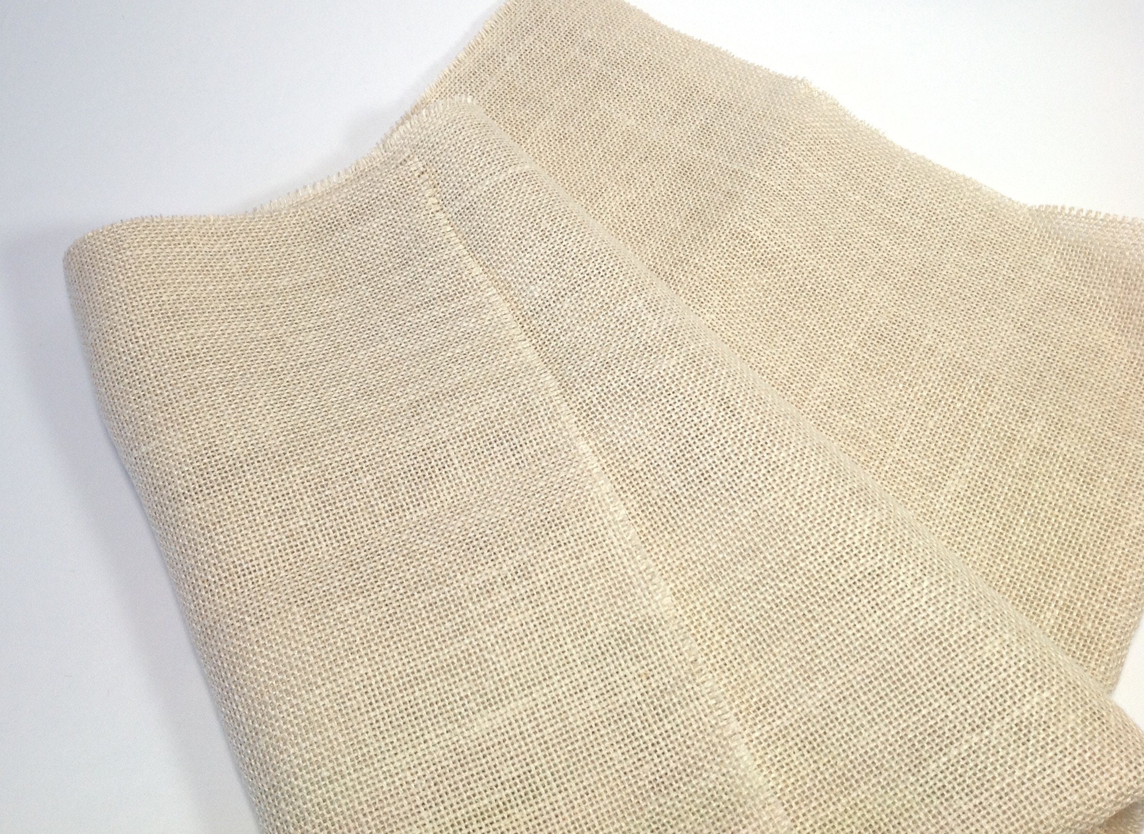 Half Yard Primitive Linen For Rug Hooking With Raw Edges 30 X 36 Half Yard Primitive Linen For Rug Hooking With Raw Edges 30 X 36 J788 Backing Fabric Foundation