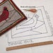 Rug Hooking PATTERN, Red Cardinal 10