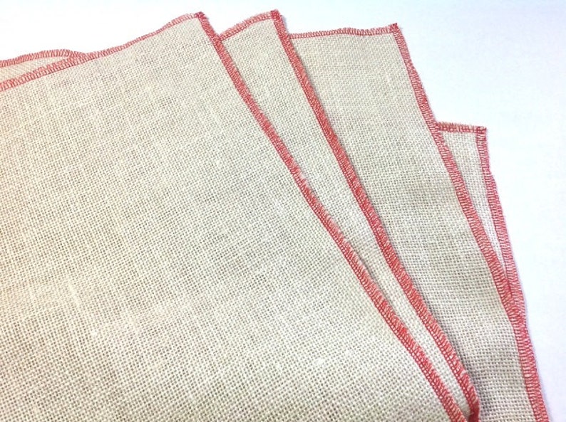 One Yard Primitive Linen For Rug Hooking With Serged Edges