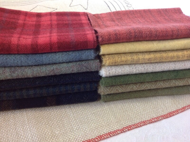 Rug Hooking WOOL PACK, WP207, Wool for Applique and Rug Hooking