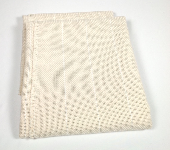 One Yard Cotton Monks Cloth for Rug Hooking, Raw Edges, S202