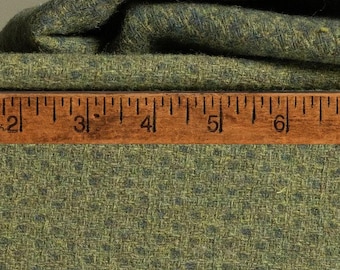 Spring Grass Reversible, a mill dyed wool fabric for Rug Hooking and Applique, W771, medium green texture
