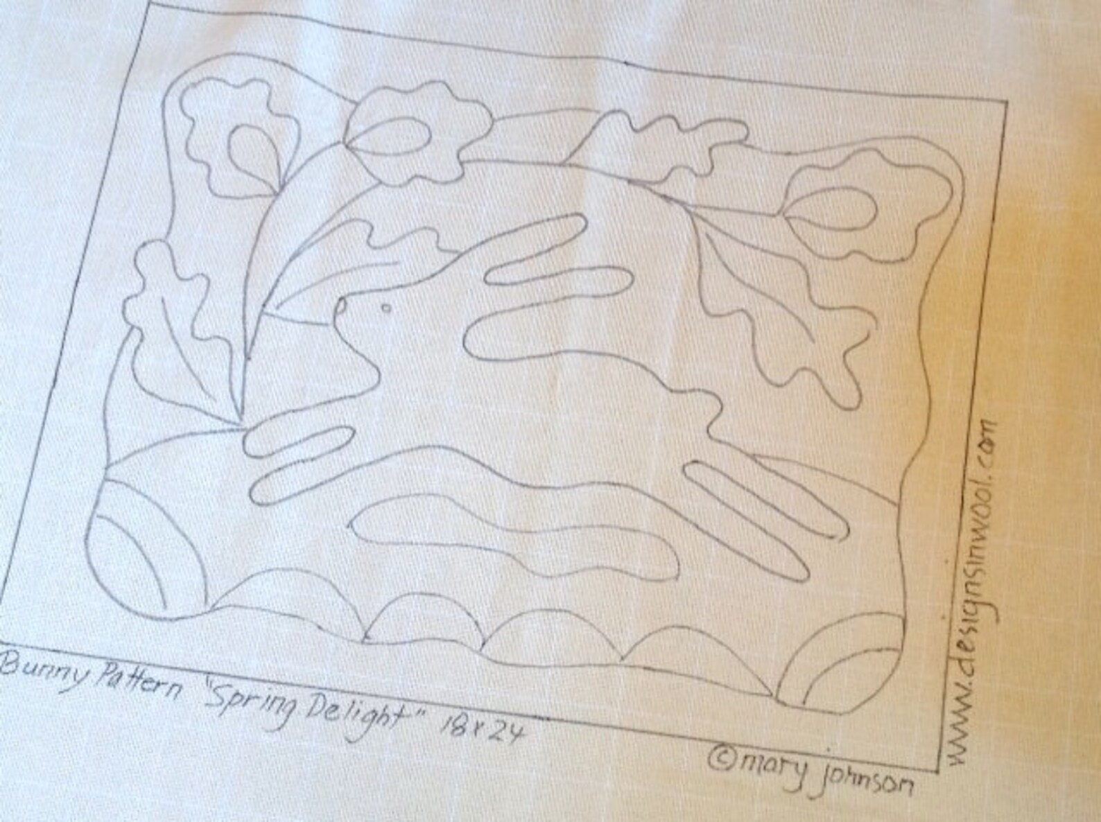 Rug Hooking PATTERN, Spring Delight, 18