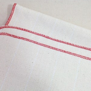 Half Yard Monks Cloth for Rug Hooking with Serged Edges, 29" x 36", S205, Foundation Fabric