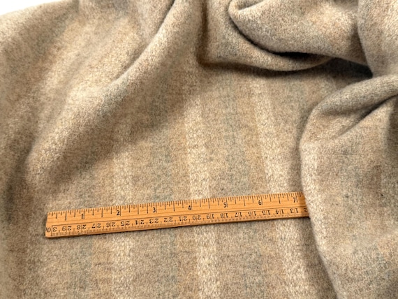 Laramie Stripe, mill dyed wool fabric for Rug Hooking and Appliqué, W759, neutral stripes