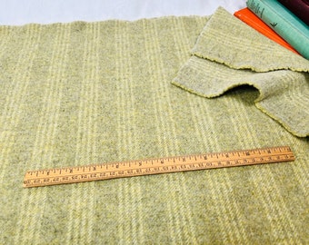 Glow Worm Green, a mill dyed wool fabric for rug hooking and applique, W536, celery green, spring green