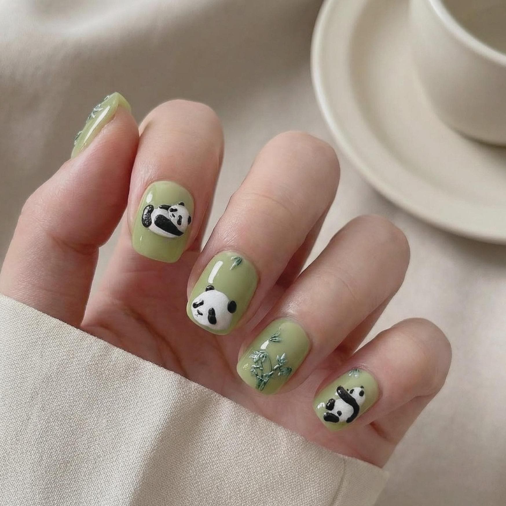 Panda nails - Etsy 日本