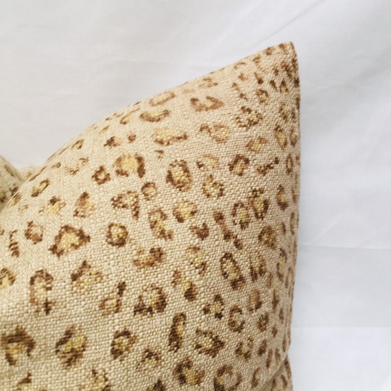 Ralph Lauren Leopard Print Sand Decorative Pillow Cover Etsy