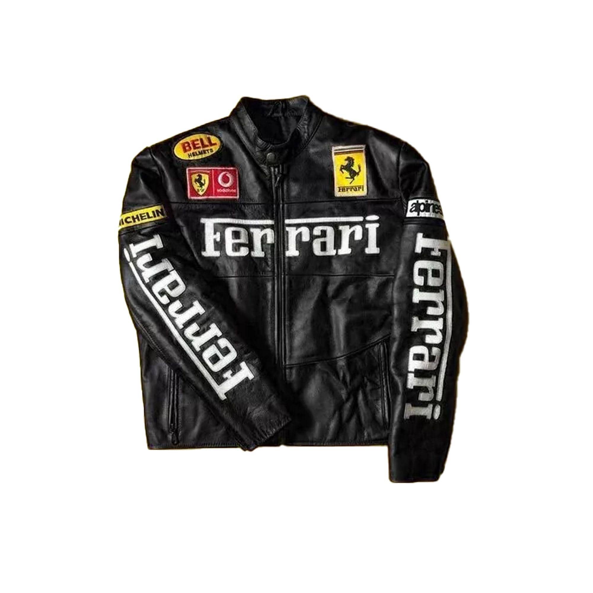 Leather ferrari jacket - Etsy 日本