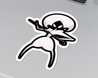 Lace Hollow Knight Silksong Vinyl Sticker For Laptops, Journals, and Water Bottles