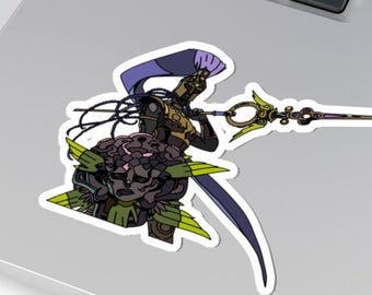 Hades II Athena Vinyl Sticker For Laptops, Journals, and Water Bottles
