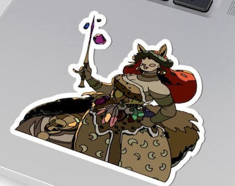 Hades II Circe Vinyl Sticker For Laptops, Journals, and Water Bottles