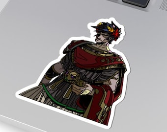Zagreus Hades 2 Vinyl Sticker For Laptops, Journals, and Water Bottles