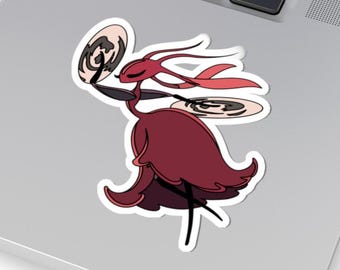 Hollow Knight Silksong Skarrsinger Karmelita Vinyl Sticker For Laptops, Journals, and Water Bottles