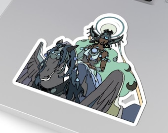 Hades II Selene Vinyl Sticker For Laptops, Journals, and Water Bottles