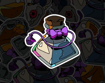 Hades II Bath Salts Vinyl Sticker For Laptops, Journals, and Water Bottles