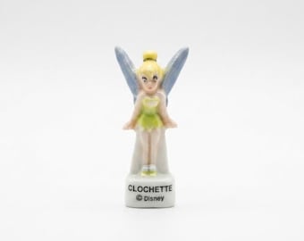 Clochette Trilli Feve francese - Peter Pan da collezione - Statuetta in miniatura in porcellana, decorazione per giardino delle fate, ciondolo per la torta dei Re Magi