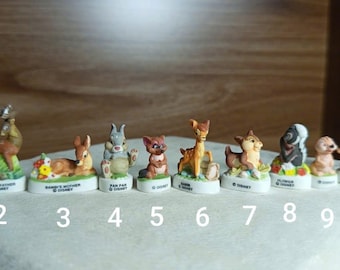 Mini  Bambi Figurine | Ceramic Miniature | Cute Collectible Toy | Sold Individually | Choose Number