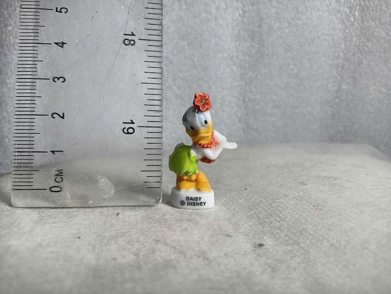 French Fèves Porcelain Miniatures: Vintage Mickey Mouse, Cendrillon, Pat Hibulaire Figures 8