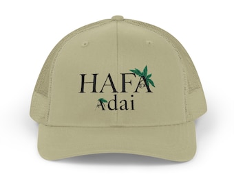 Hafa Adai Snapback Trucker Cap - Chamorro CNMI/Guam Island Hat, Pacific Islander Gift, Island Vibes Headwear
