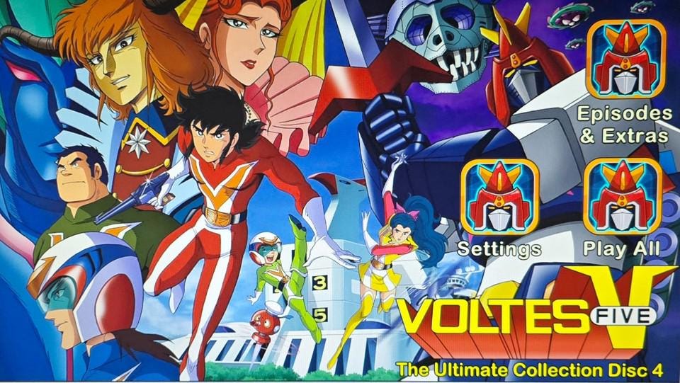 Voltes V Ultimate Collection Blu Ray! Complete 40 Episodes, With