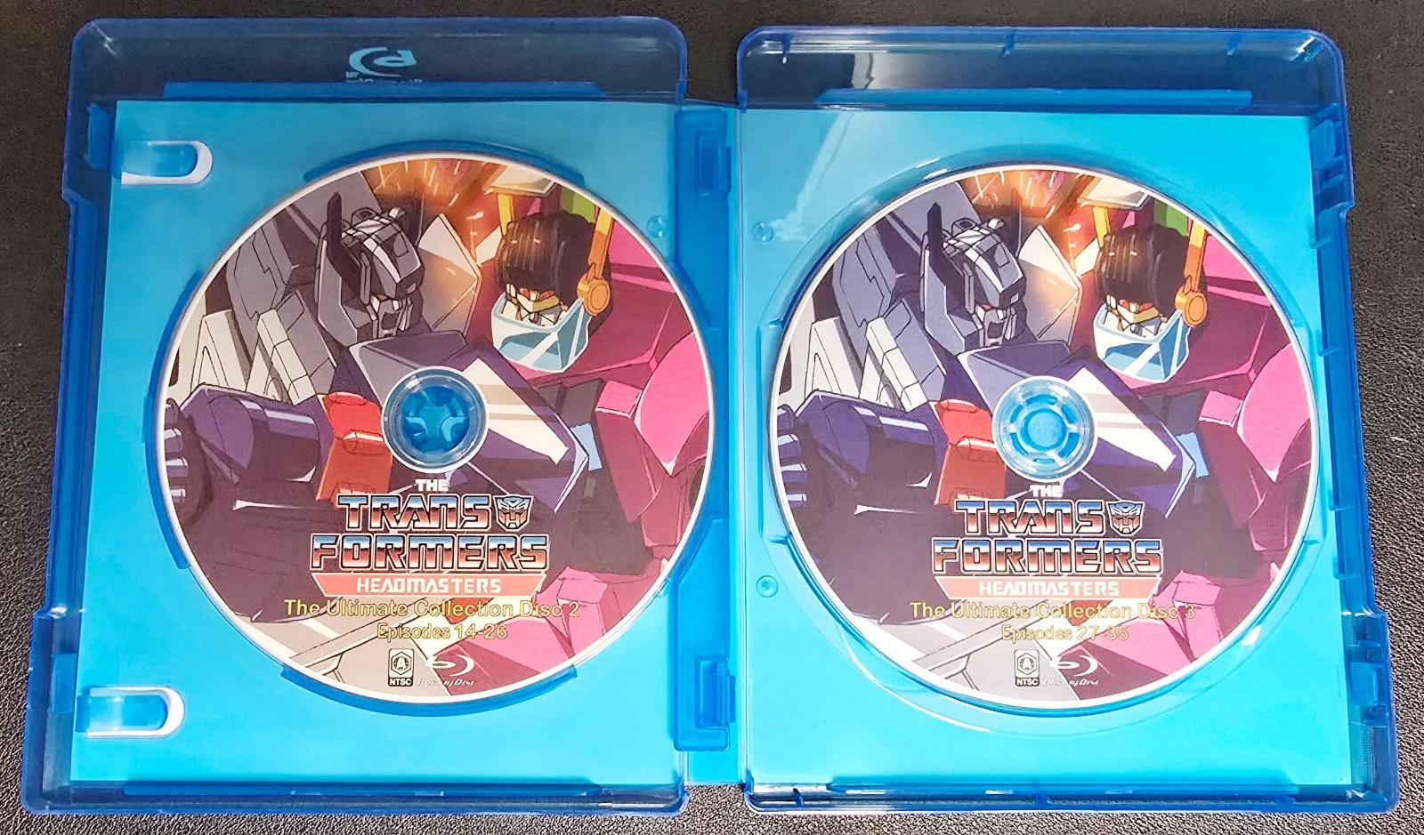 Transformers Headmasters Blu Ray English or Japanese Dub With