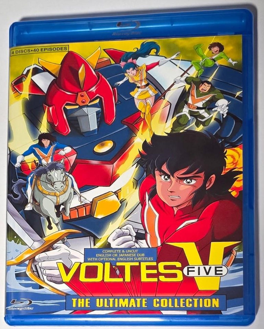 Voltes V Ultimate Collection Blu Ray! Complete 40 Episodes, With