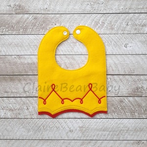 Toy Story Inspired Baby Felt Dress Up Pretend Jessie Cowgirl Shirt Bib Costume Accessory