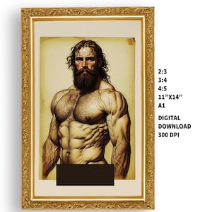 16th Century Male Pencil Drawing: Italian Day Laborer Art