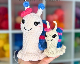 Patrón de ganchillo del caracol Sophie / Juguete de amigurumi (patrón en PDF)