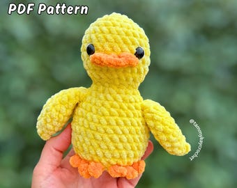 Patrón de pato de ganchillo sin costuras: Amigurumi PDF (Market Makes)