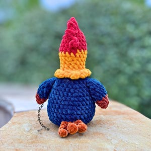 No Sew-gehaakte kippenpatronen: pdf-patronen, 4-in-1-bundel, amigurumi-kippen, haan, kip, hen, kuiken afbeelding 4