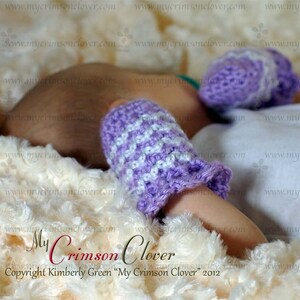 Guanti da neonato con motivo all'uncinetto - PETITE SHELL MITTS