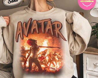Avatar Inspired Hoodie | Fire & Ash Movie Graphic Pullover