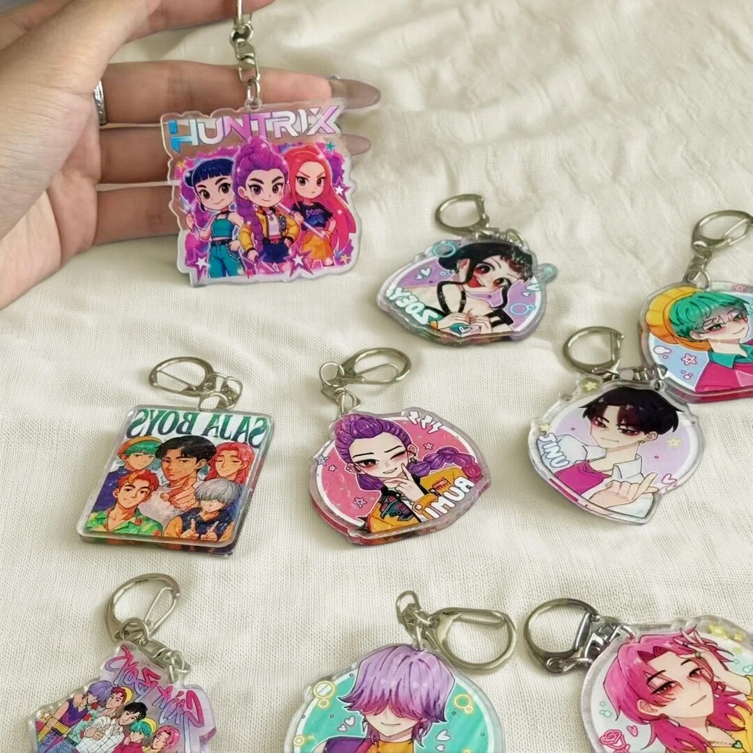 Jinu Keychains K-pop Demon Hunters Keychain, Jinu Keychain, Cute Keychain, Saja Boys ...