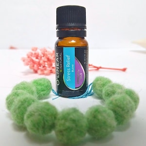 Set de regalo de aromaterapia para aliviar el estrés y la ansiedad, kit curativo, difusor de aceites esenciales, pulsera, accesorio de bienestar personalizado, curación natural