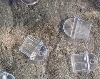 Plain Transparent Dust Plugs, Fits USB-C / Type C, Kindle Blank Dust Plug Charm, Charger Port Protector, Kindle Charm