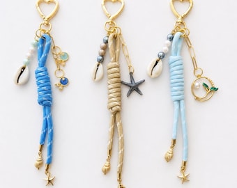 Purse Charms Bag Key Chain Nautical Theme Backpack Paracord Accessory