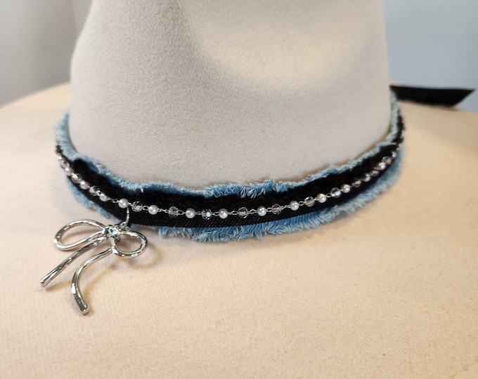 Hat band western boho cowgirl custom charm accessories