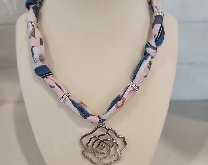 Bandana Necklace Summer Flower