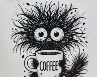 Stickers Sarcasm Fun Sassy Sunshine F-Caw-F Beach Dog Chaos Coffee