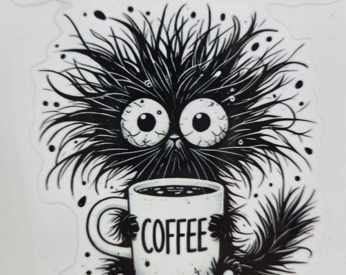 Stickers Sarcasm Fun Sassy Sunshine F-Caw-F Beach Dog Chaos Coffee