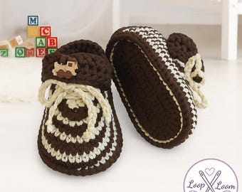 Crochet Baby Sneakers Pattern | Newborn Booties (PDF Pattern)