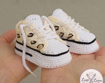 Crochet Leopard Print Baby Sneakers Pattern | Safari Booties (PDF Pattern)