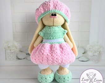 Crochet Berry Outfit Pattern: 32cm Bunny Doll Clothes (PDF Pattern)